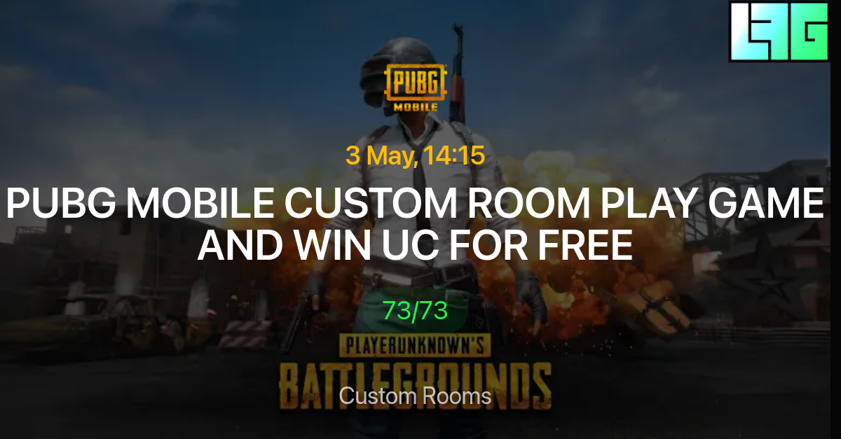 Pubg Mobile Custom Room Play Game And Win Uc For Free In Pubg Mobile